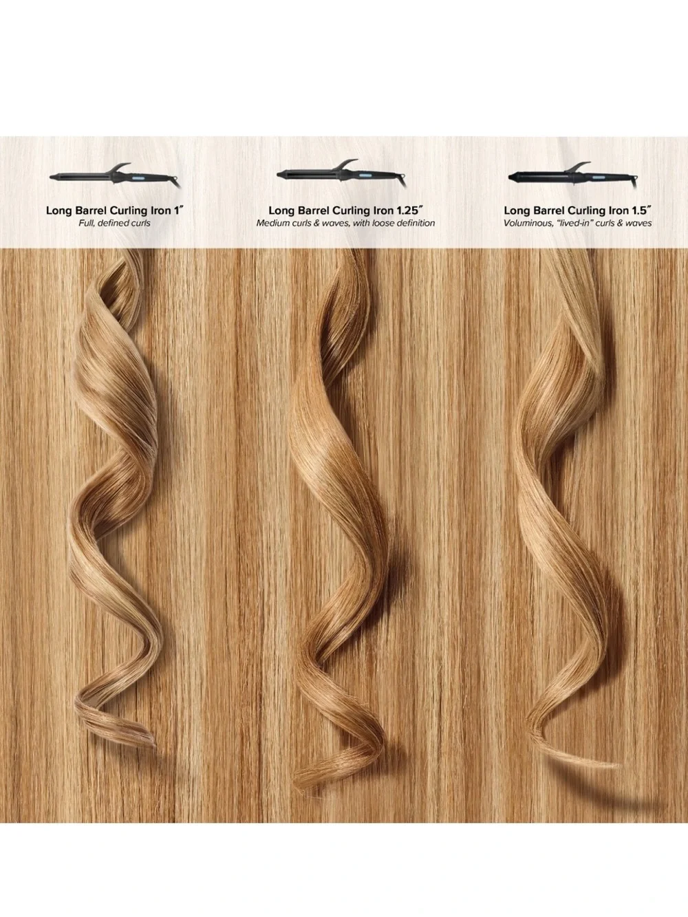 Bio Ionic Long Barrel Curling Iron 1.5”